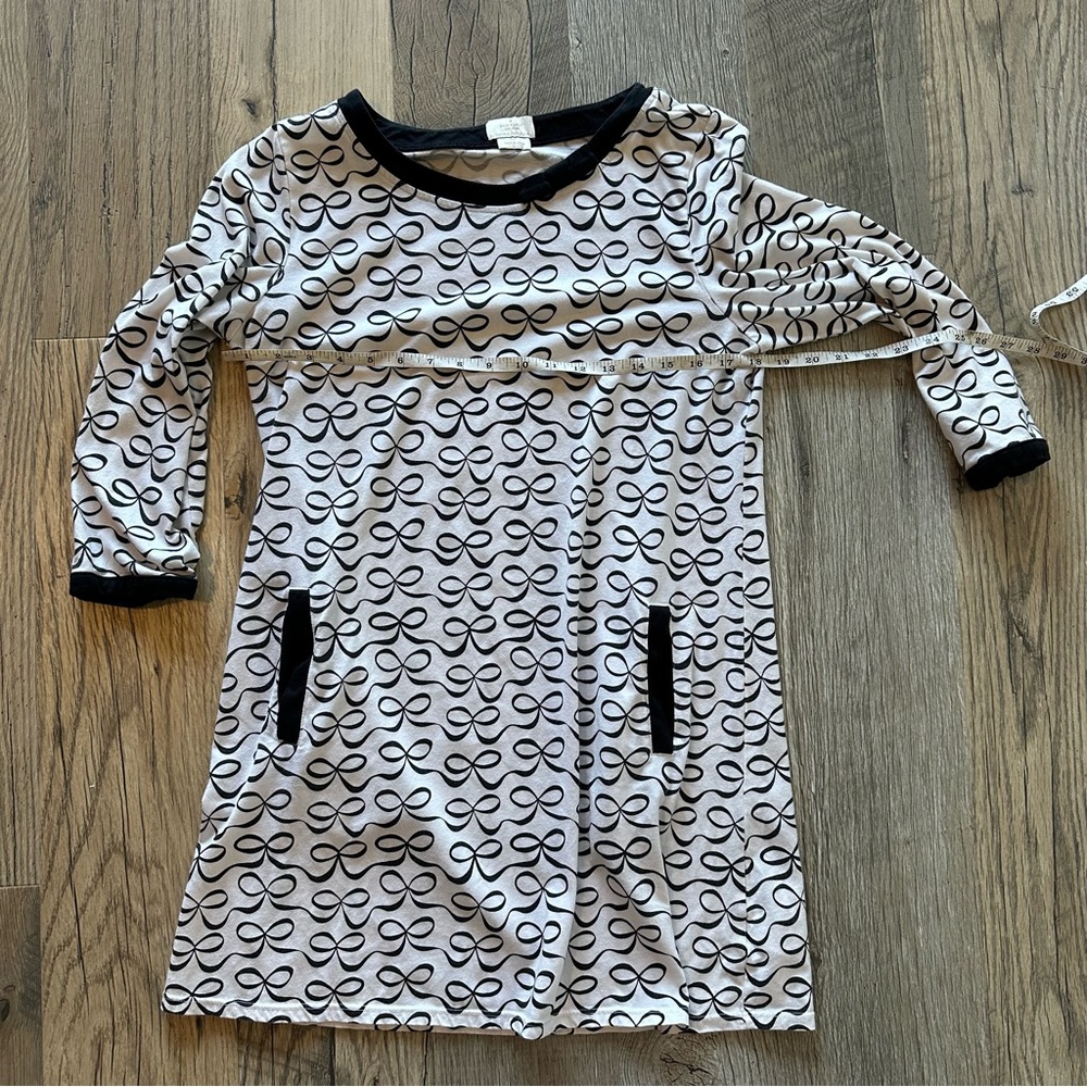 kate spade Black & White Bow-Print Nightshirt - Picture 6 of 11